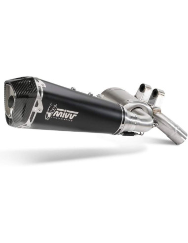 Escape Marca Mivv para BMW F900XR 20- negro Modelo Delta Race
