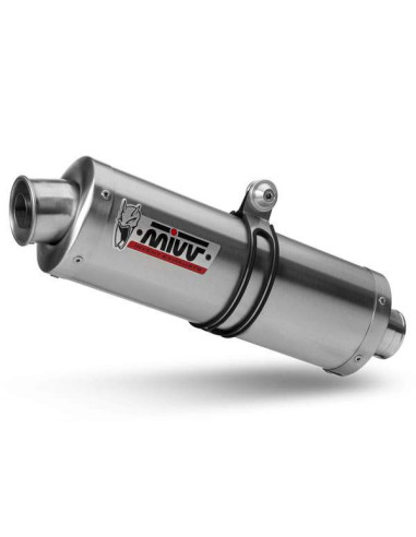 Escape Marca mivv oval acero para honda cbf600 04-10