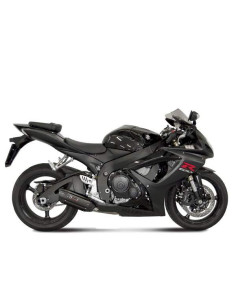 Escape Marca Mivv sport suono negro para Suzuki gsx-r 600-750 06-07
