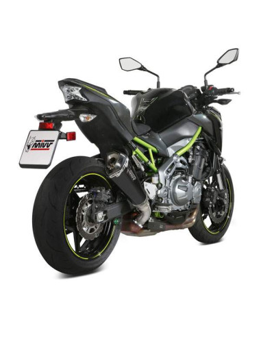 Escape Marca Mivv Modelo Delta race negro para Kawasaki Z900-A2