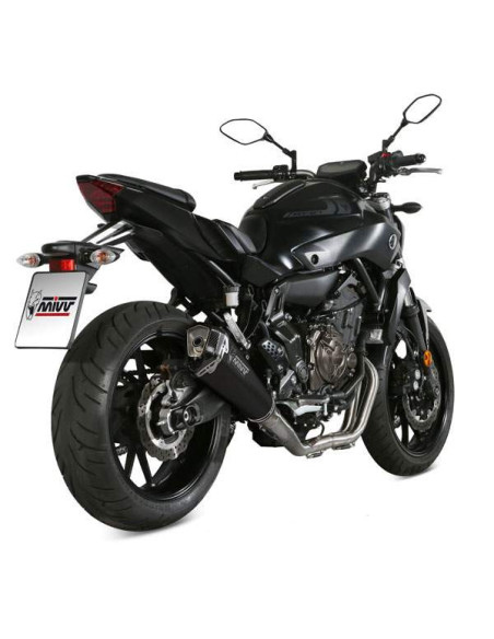 Escape Modelo delta race Marca Mivv negro para Yamaha Mt07 14-