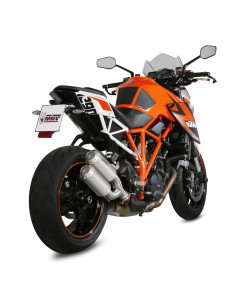Escape Marca Mivv Modelo MK3 doble para KTM 1290 superduke 14-19 acero