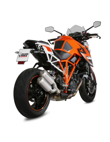 Escape Marca Mivv Modelo MK3 doble para KTM 1290 superduke 14-19 acero
