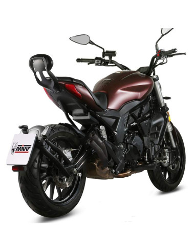 Escape Marca Mivv doble salida negro para Benelli 502C 19-