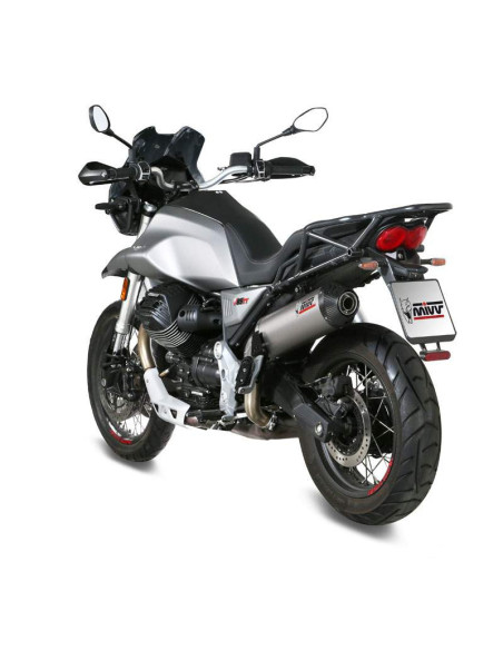 Escape Marca Mivv Moto Guzzi V85TT 19- titanio