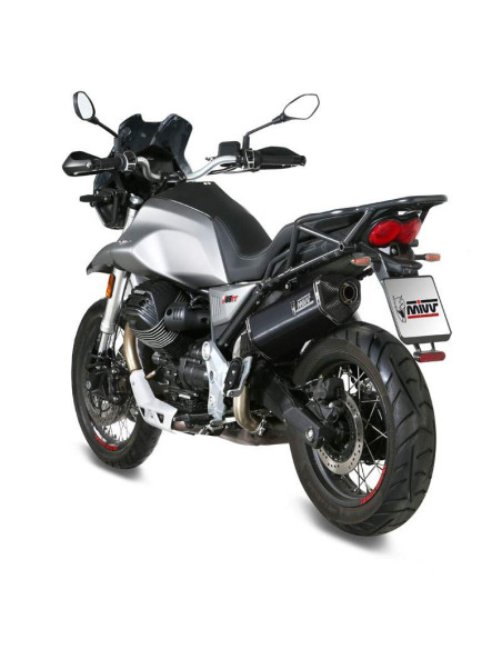 Escape Marca Mivv Moto para Guzzi V85TT 19- acero negro