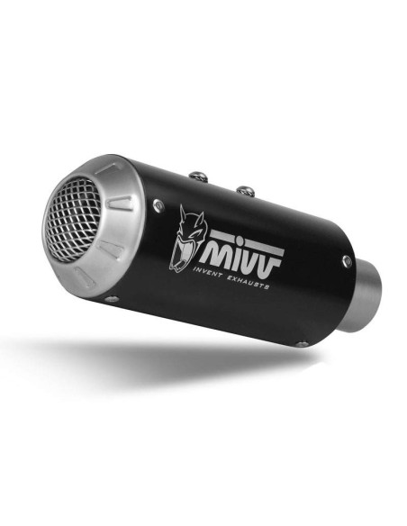 Escape Marca Mivv MK3 acero negro para Kawasaki Z-ninja 125 19-