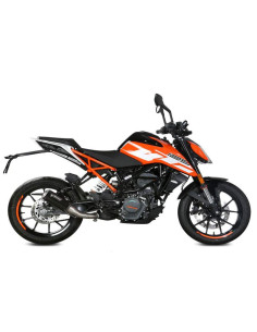 Escape Marca Mivv MK3 acero negro para KTM Duke 125-390 17-