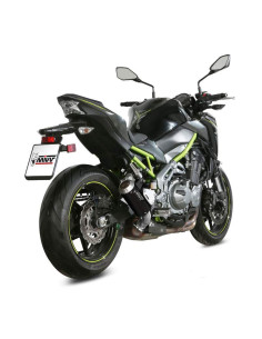 Escape Marca Mivv MK3 acero negro para Kawasaki Z900 17-19