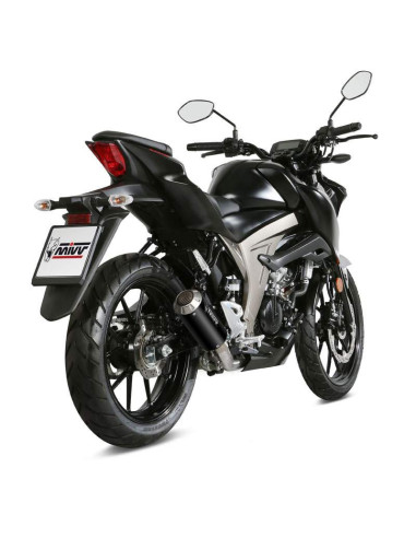 Escape acero negro Marca Mivv MK3 para Suzuki GSX R-S 125 17-