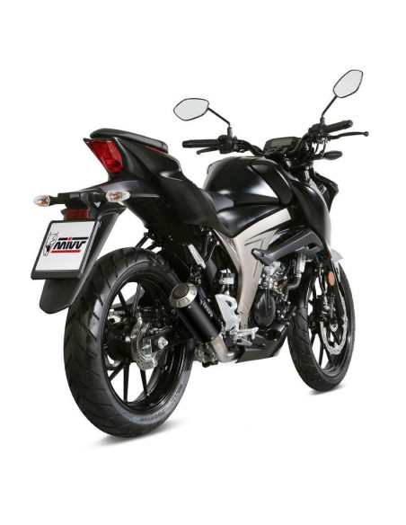 Escape acero negro Marca Mivv MK3 para Suzuki GSX R-S 125 17-