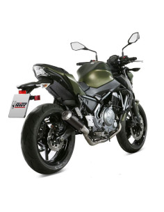 Escape Marca Mivv MK3 acero negro para Kawasaki Ninja-Z 650 17-23
