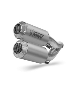 Escape Doble Marca Mivv MK3 Acero para Ducati Monster 821 18- 2