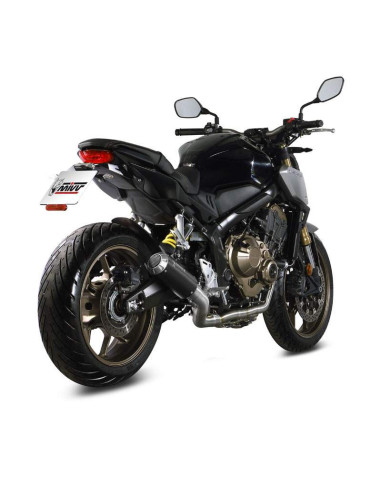 Escape Marca Mivv MK3 negro para honda CBR650R,CB650R 19-23