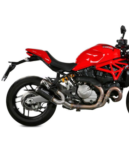 Escape Doble Marca Mivv MK3 Carbono para Ducati Monster 821 18-