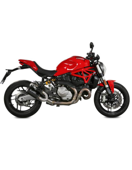 Escape Doble Marca Mivv MK3 Carbono para Ducati Monster 821 18-