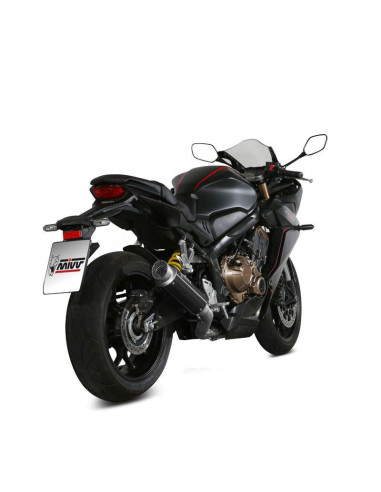 Escape completo gp acero negro para honda CBR650R,CB650R 19-23 Marca Mivv