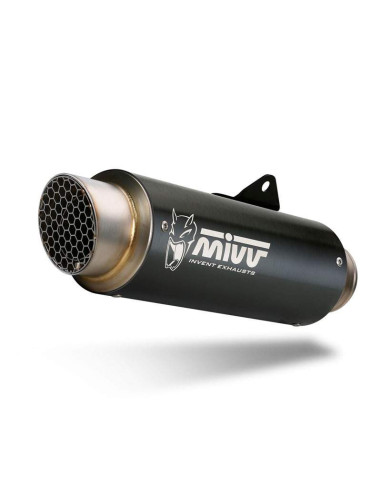 Escape Marca Mivv GP pro negro para DUCATI MONSTER 821-1200 17-