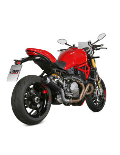 Escape Marca Mivv GP pro carbono para DUCATI monster 821-1200 17-