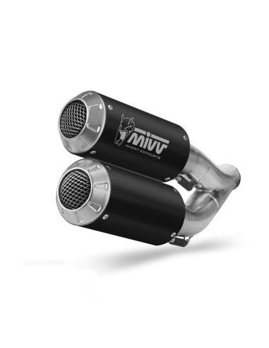 Escapes acero negro Marca Mivv para honda cb 1000r 18- MK3