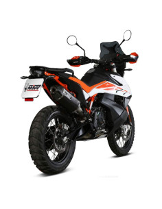 Escape acero Marca Mivv inox negro para KTM 790-890 Adventure
