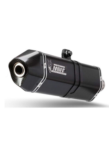 Escape acero Marca Mivv inox negro para KTM 790-890 Adventure