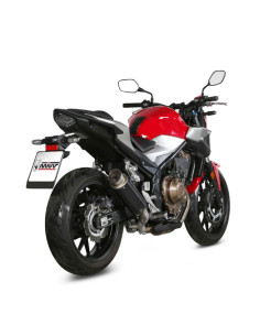 Escape gp pro Marca Mivv acero negro para honda cb500f 19-
