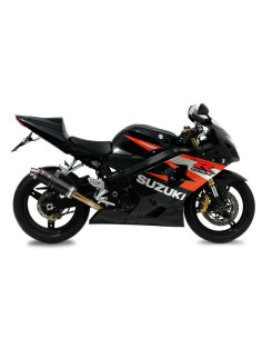 Escape gp Marca Mivv acero negro para Suzuki gsxr 600-700