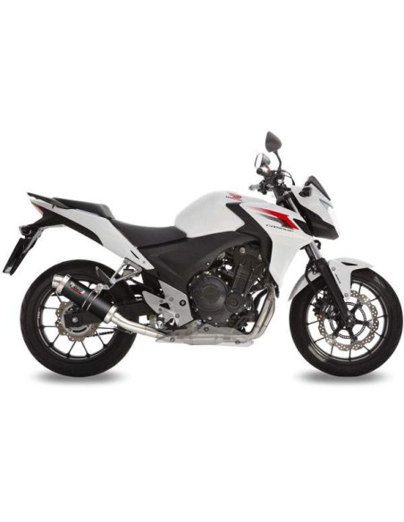 Escape carbono Marca Mivv gp para honda cb500f-x,cbr500r 13-15