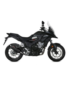 Escape Marca Mivv suono acero negro para honda cb500x 17-