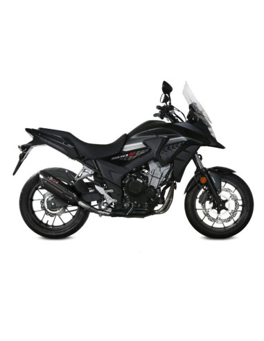 Escape Marca Mivv suono acero negro para honda cb500x 17-