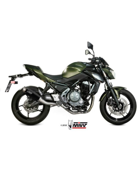 Escape Marca Mivv GP pro para Kawasaki Z650 17-23