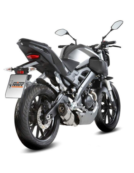 Escape Marca Mivv sport completo suono para yamaha yzfr125 14-,MT125 15-
