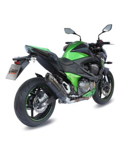 Escape Marca Mivv suono negro para Kawasaki z800 13-16
