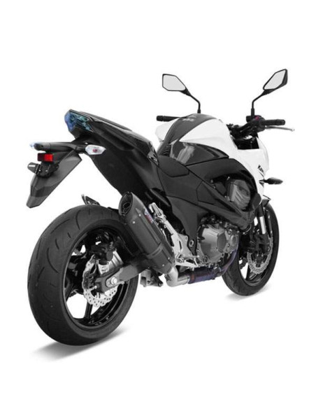 Escape Marca Mivv suono negro para kawasaki z800e 13-16
