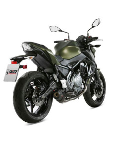 Escape Marca Mivv completo sport oval para Kawasaki z650 17-23