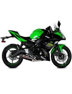 Escape Marca Mivv completo sport oval para Kawasaki z650 17-23 2