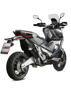 Escape Marca Mivv delta race negro para Honda XADV 750 17-