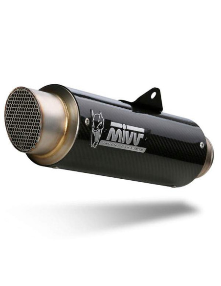 Escape Marca Mivv gp pro carbono para Kawasaki ninja-z650 17-23
