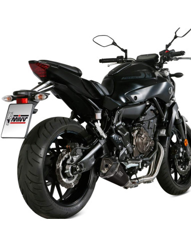 Escape Marca Mivv delta race negro para Yamaha MT07 14-20