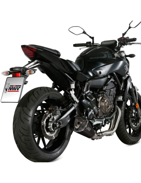 Escape Marca Mivv delta race negro para Yamaha MT07 14-20