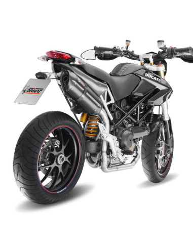 Escape Marca Mivv para Ducati hypermotard 1100 suono negro