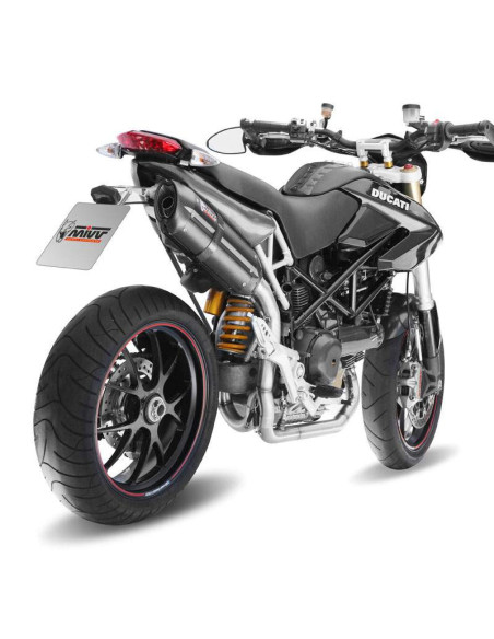 Escape Marca Mivv para Ducati hypermotard 1100 suono negro