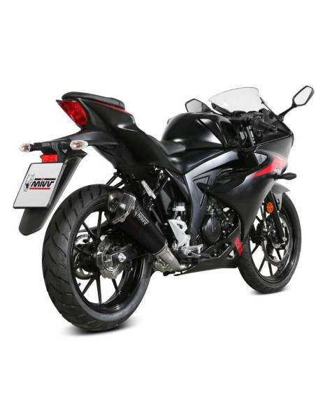 Escape Marca Mivv Delta Race Black para Suzuki GSX R-S 125 17-