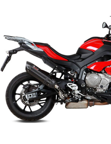 Escape Marca Mivv suono negro posición alta para BMW S1000XR 15-19