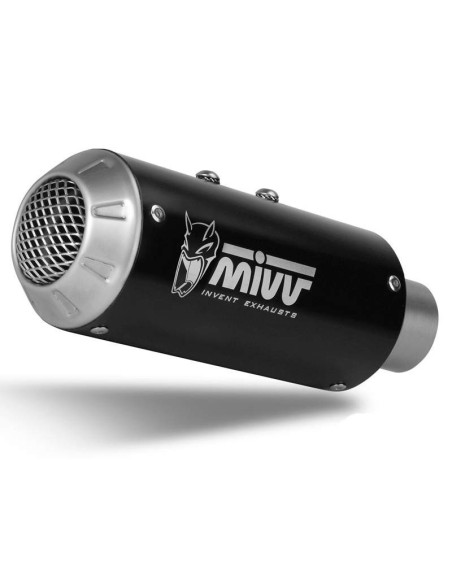Escape Marca Mivv M3 para Ducati Monster 1200 2014-2016 acero inoxidable negro