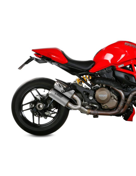 Escape doble acero inoxidable Marca Mivv M3 para Ducati Monster 1200 2014-2016