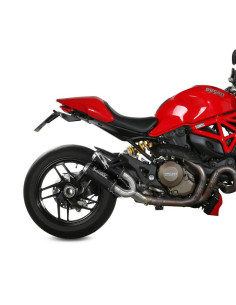 Escape doble de carbono Marca Mivv M3 para Ducati Monster 1200 2014-2016