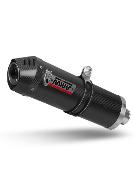 Escape oval carbono Marca Mivv para Suzuki GSF650 Bandit 2007-2015