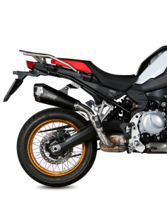 Escape Marca Mivv delta negro para BMW F750GS-F850GS